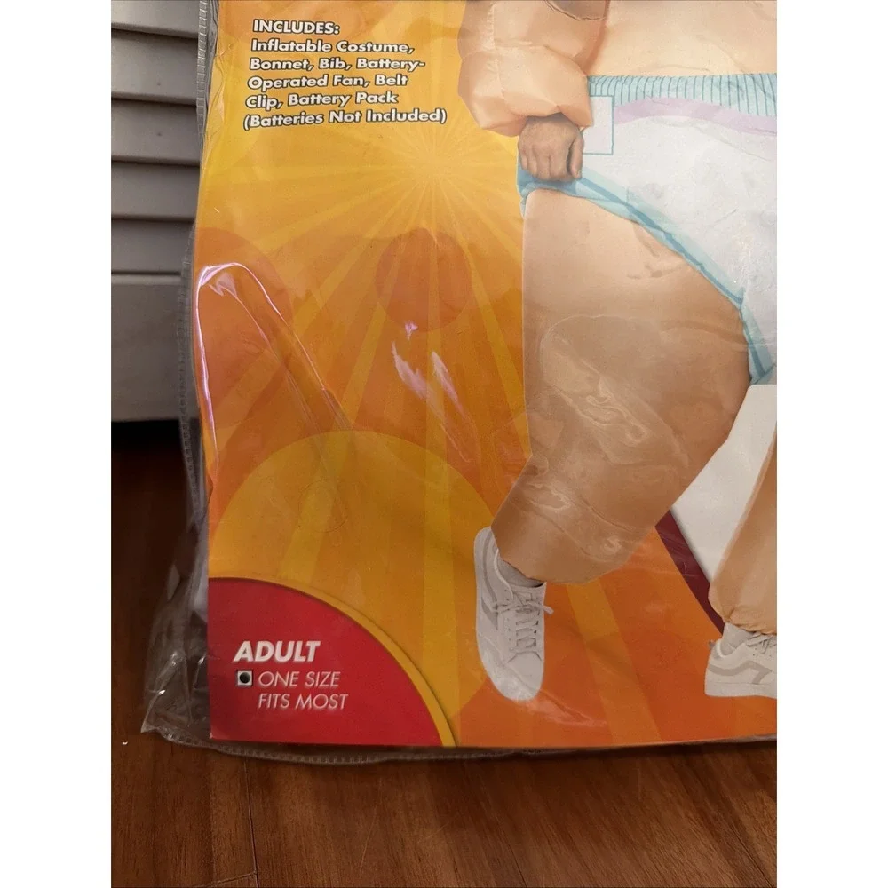 Spirit Halloween Inflatable Baby Costume With Extra Accessories Packaging Adult - Picture 3 of 7